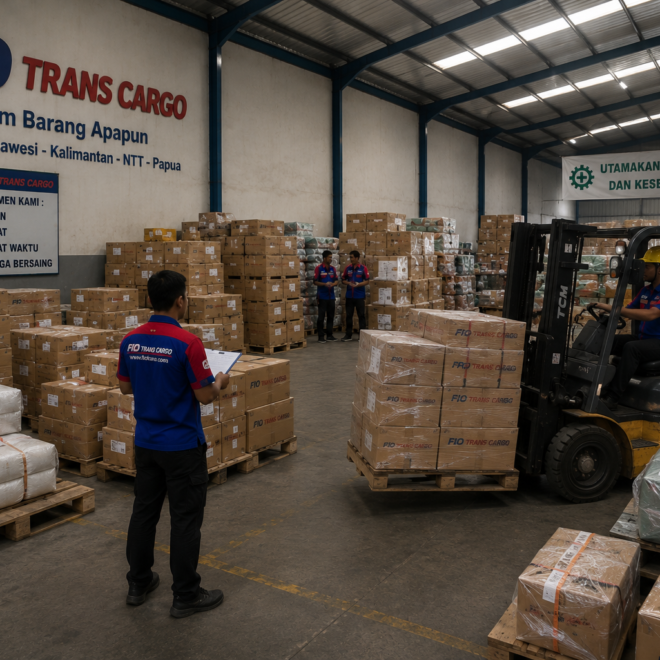 Ekspedisi Surabaya Makassar untuk Cargo Besar Aman